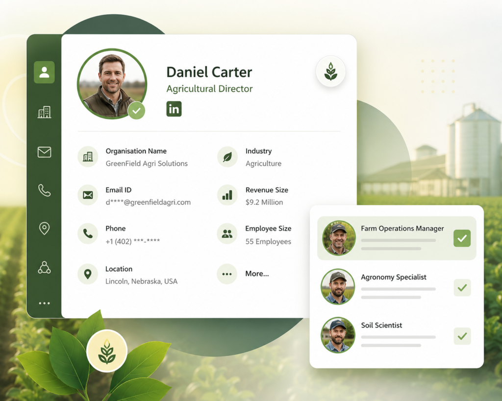 Agriculture Industry Email List