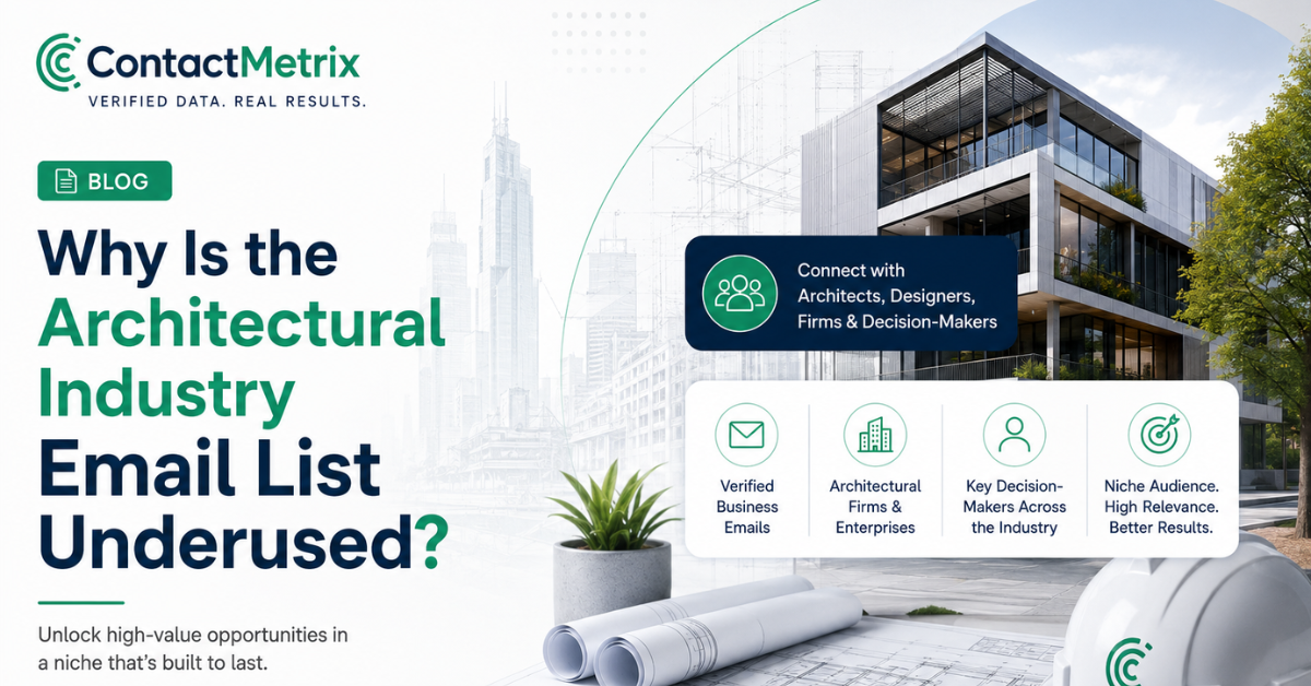 Architectural industry email list