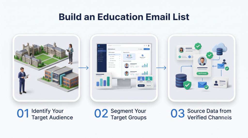 Build an education email list