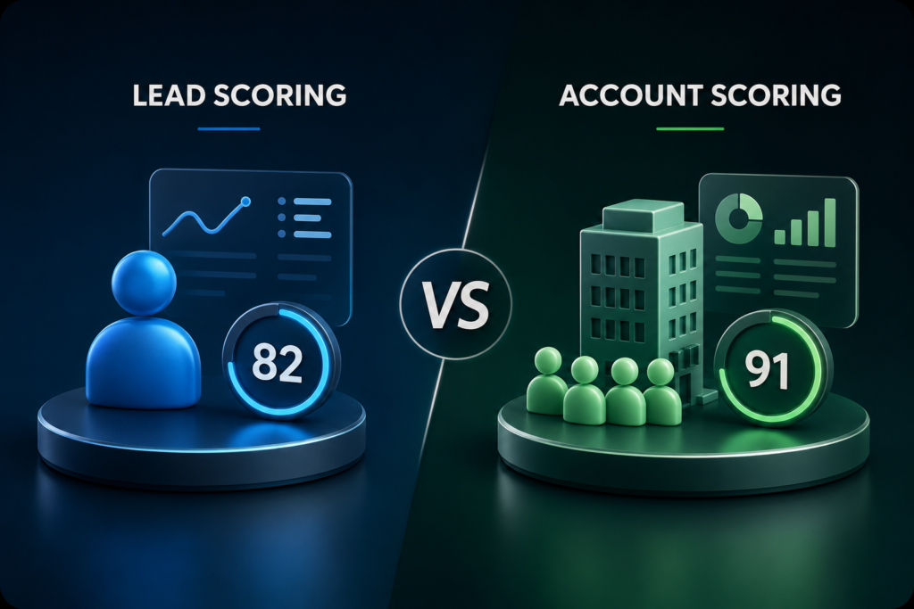Lead scoring vs Account scoring